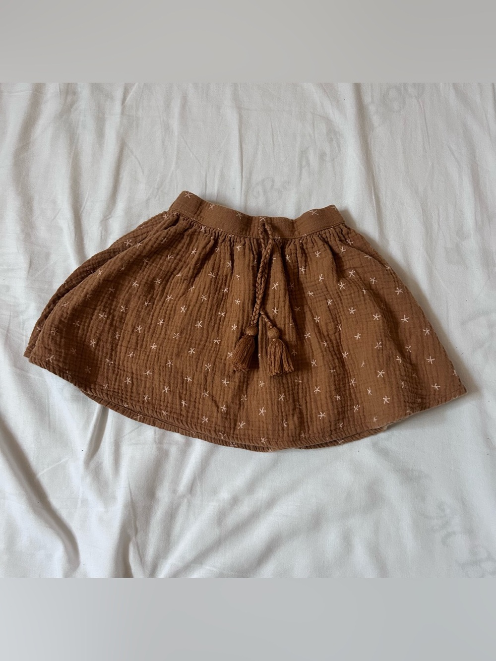 Rylee & cru brown skirt size 4-5 years